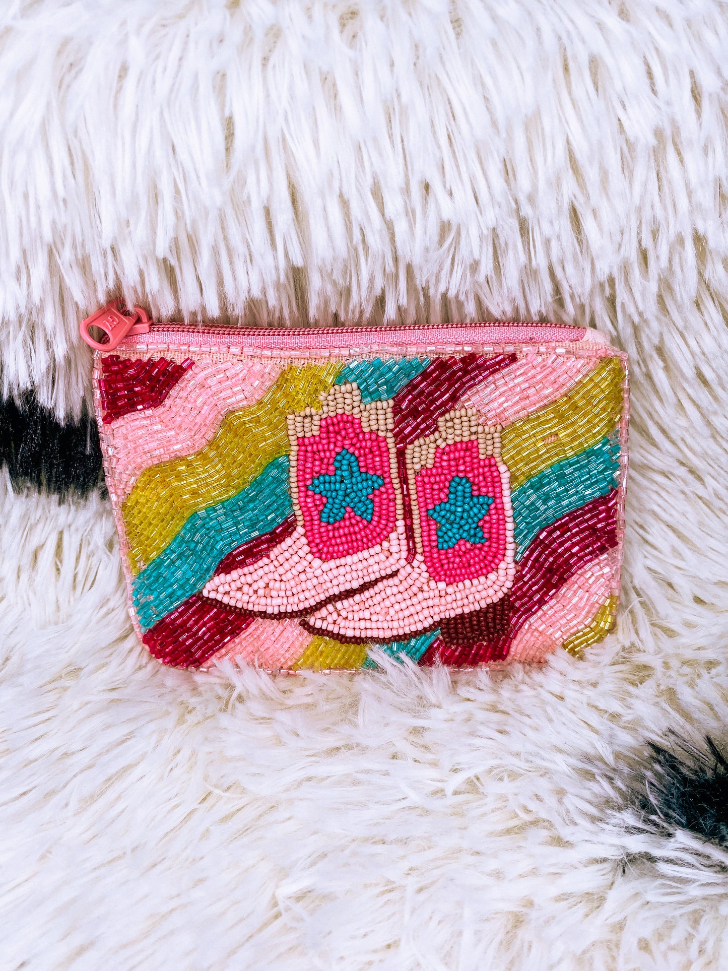 The Abilene beaded pouch