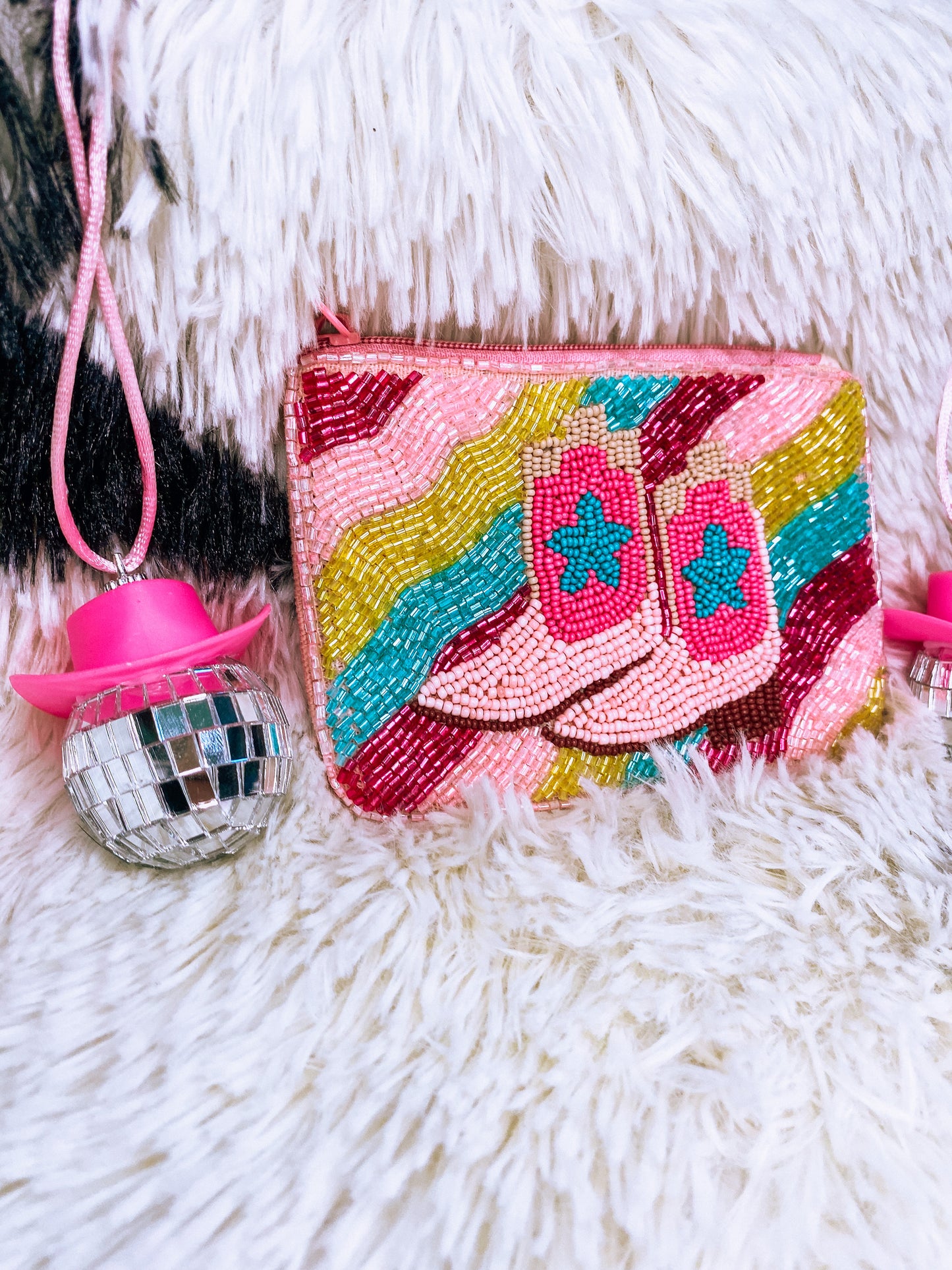 The Abilene beaded pouch