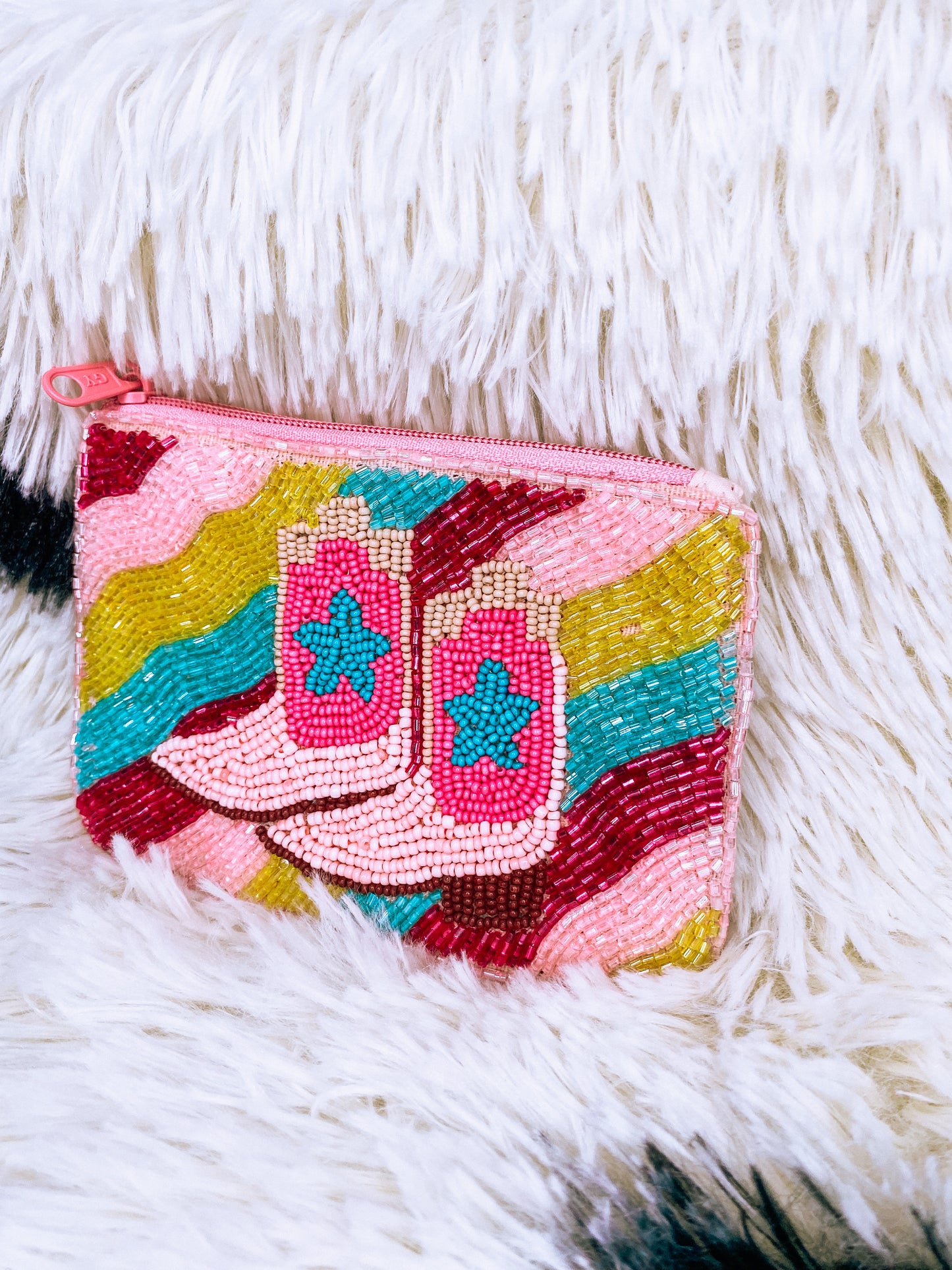 The Abilene beaded pouch